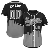 Custom Black Gray City Edition Personalized Authentic Baseball Jersey BSBJ01-D017139